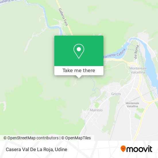 Casera Val De La Roja map