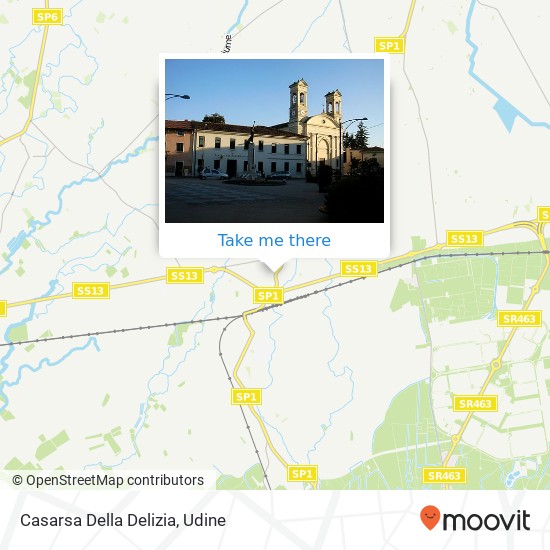 Casarsa Della Delizia map