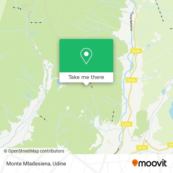 Monte Mladesiena map