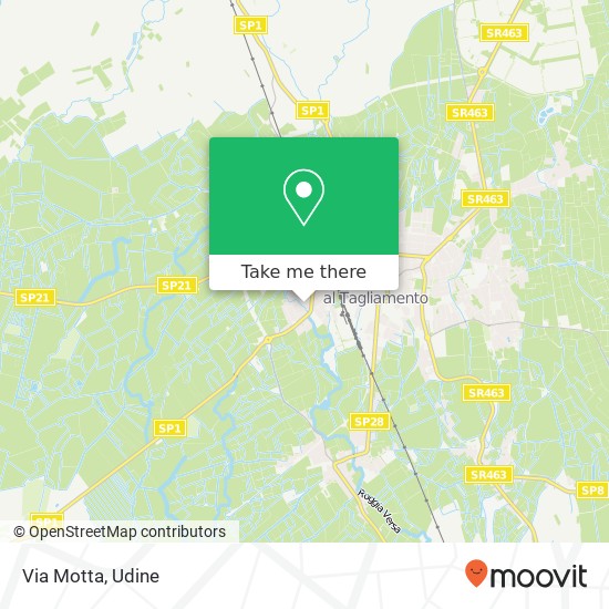 Via Motta map