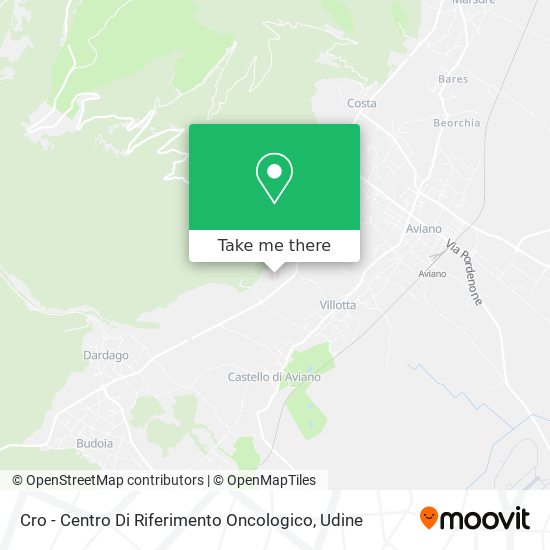 Cro - Centro Di Riferimento Oncologico map