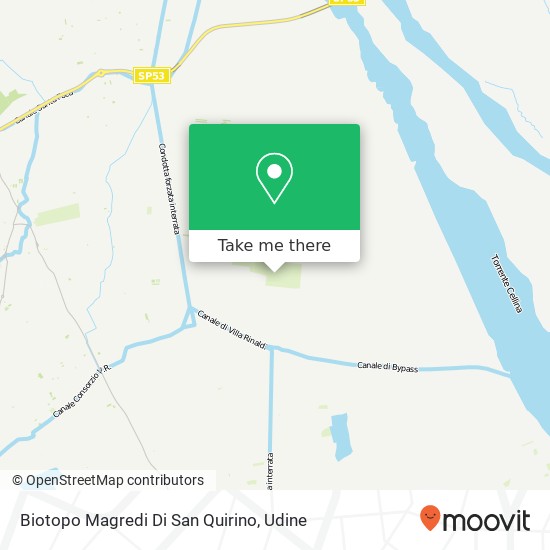 Biotopo Magredi Di San Quirino map