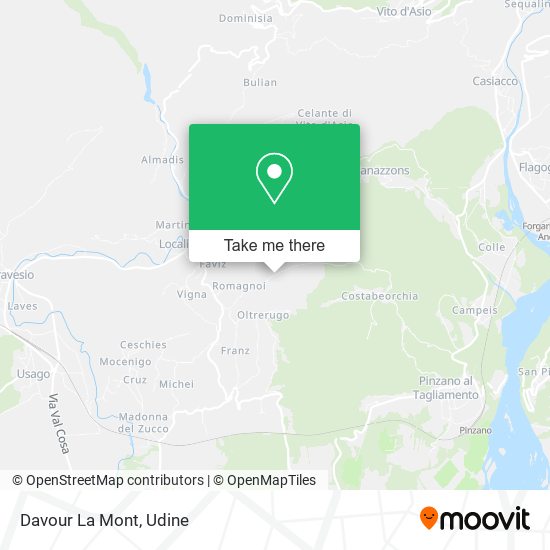 Davour La Mont map