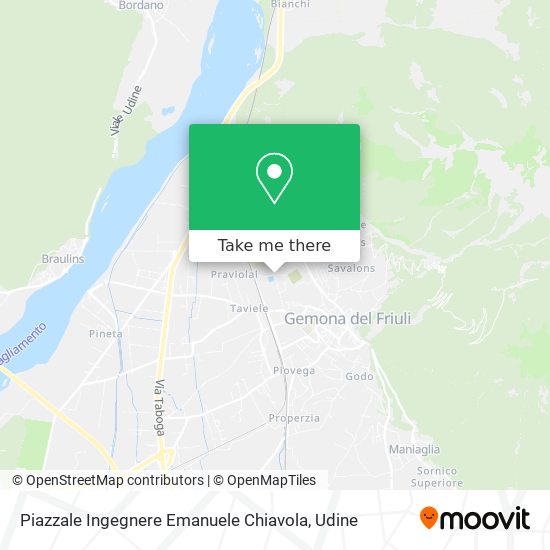 Piazzale Ingegnere Emanuele Chiavola map