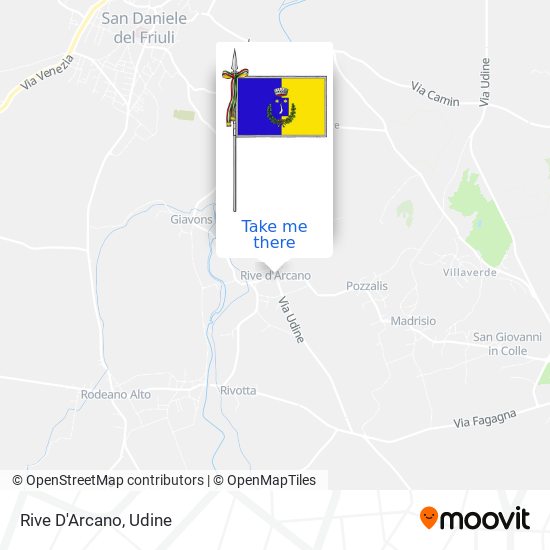 Rive D'Arcano map