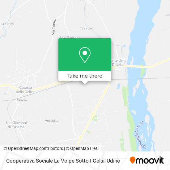 Cooperativa Sociale La Volpe Sotto I Gelsi map