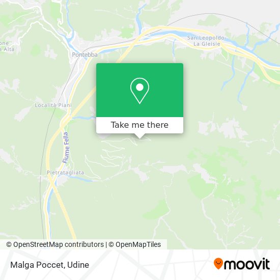 Malga Poccet map