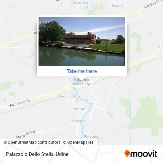 Palazzolo Dello Stella map