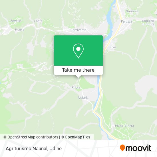 Agriturismo Naunal map