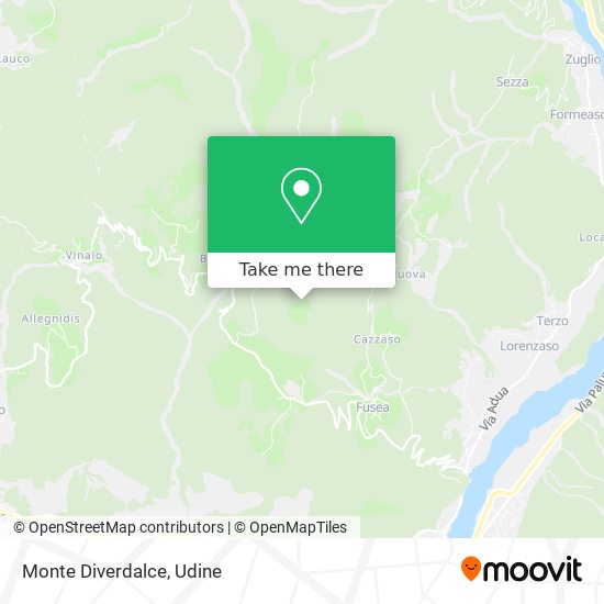 Monte Diverdalce map