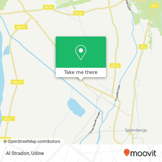 Al Stradon map