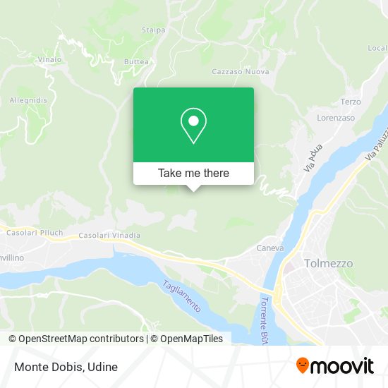 Monte Dobis map