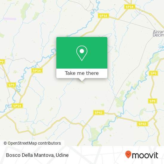 Bosco Della Mantova map