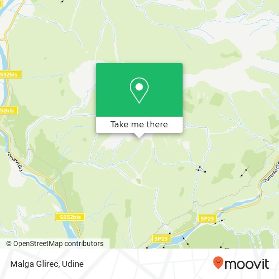 Malga Glirec map