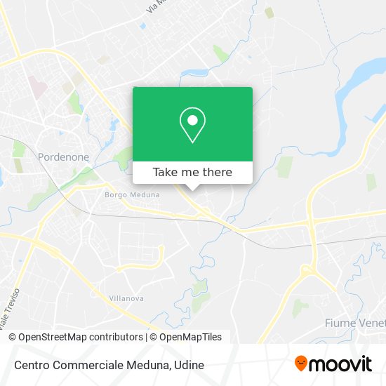 Centro Commerciale Meduna map