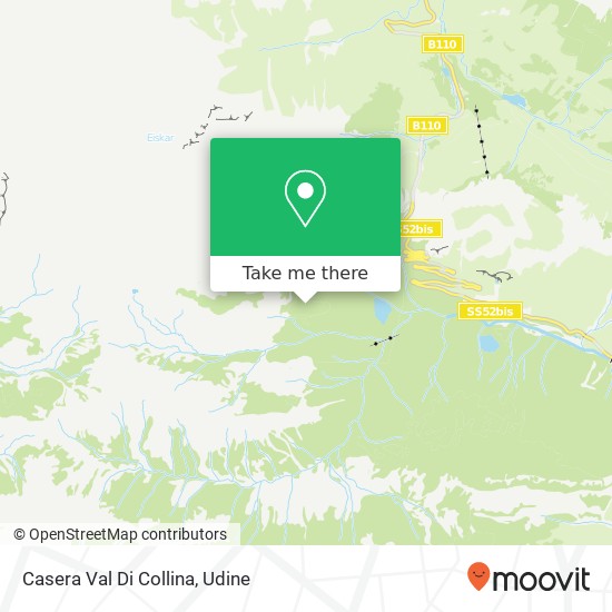 Casera Val Di Collina map