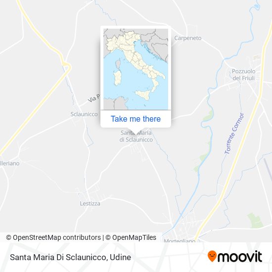 Santa Maria Di Sclaunicco map