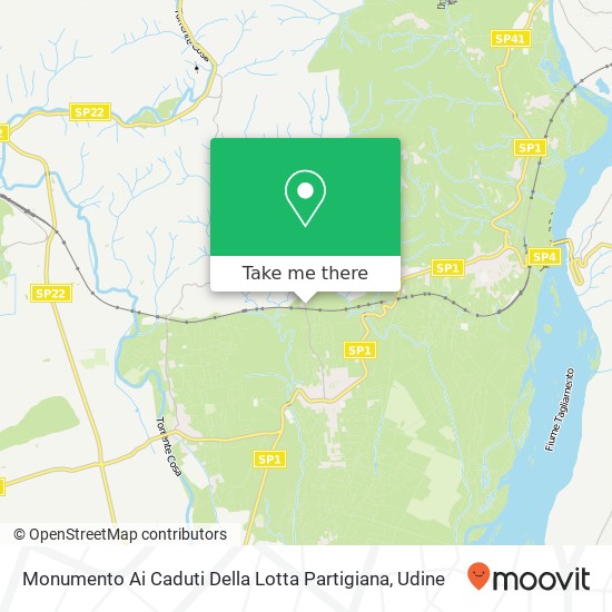 Monumento Ai Caduti Della Lotta Partigiana map