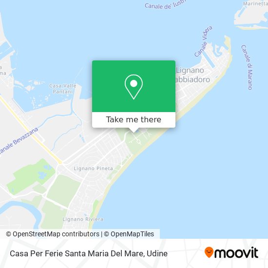 Casa Per Ferie Santa Maria Del Mare map