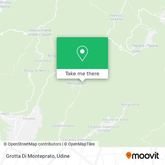 Grotta Di Monteprato map