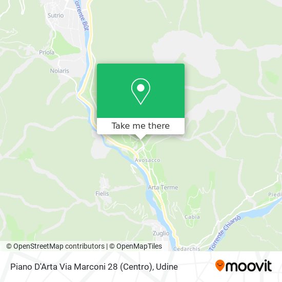 Piano D'Arta Via Marconi 28 (Centro) map