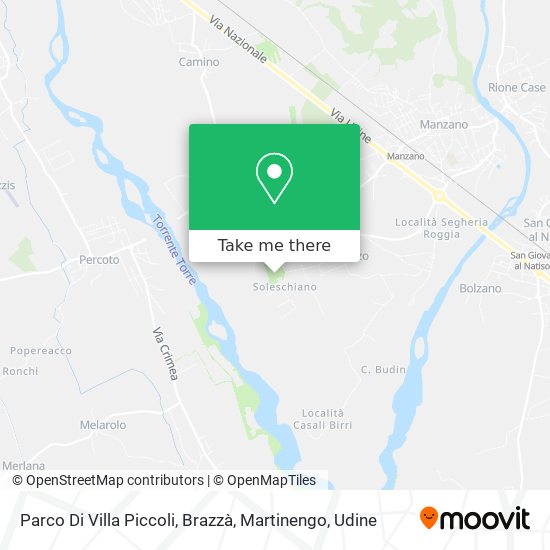 Parco Di Villa Piccoli, Brazzà, Martinengo map