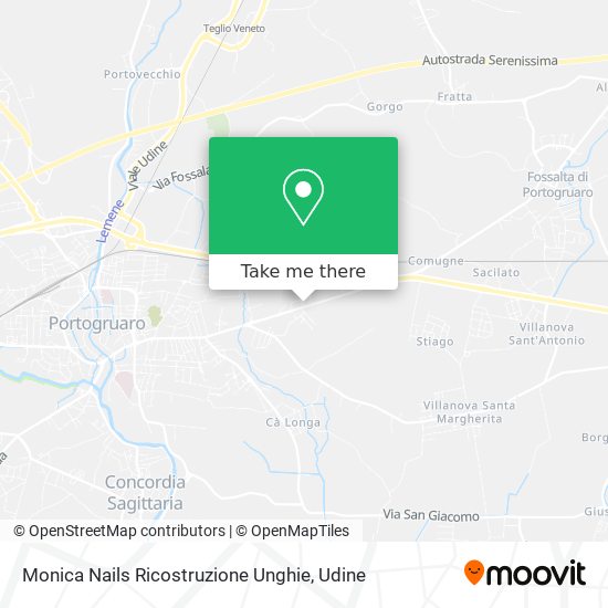 Monica Nails Ricostruzione Unghie map