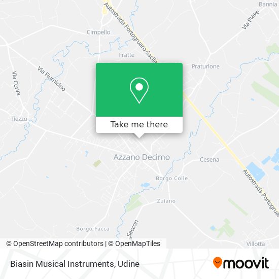 Biasin Musical Instruments map