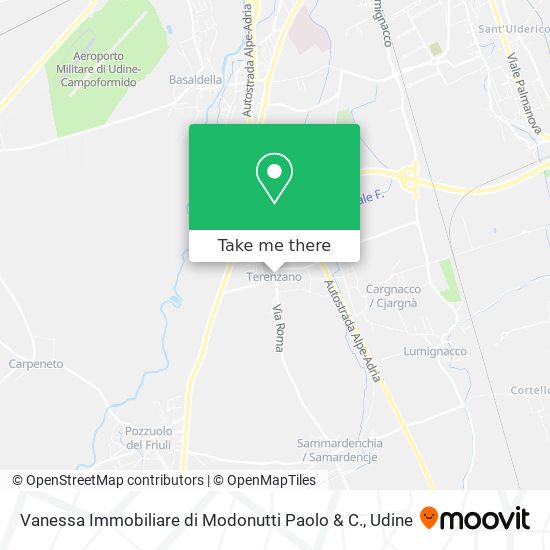 Vanessa Immobiliare di Modonutti Paolo & C. map