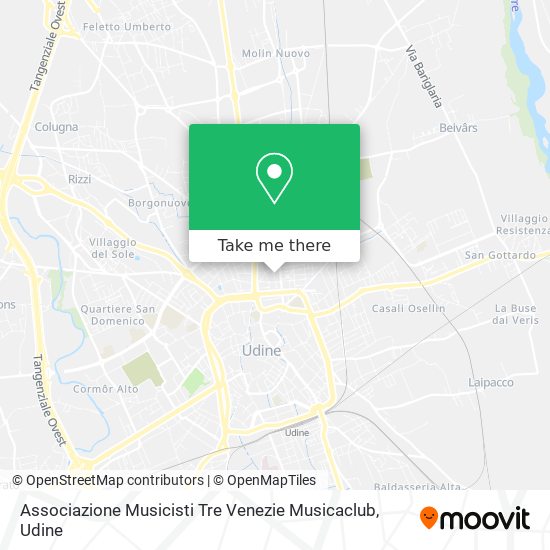 Associazione Musicisti Tre Venezie Musicaclub map