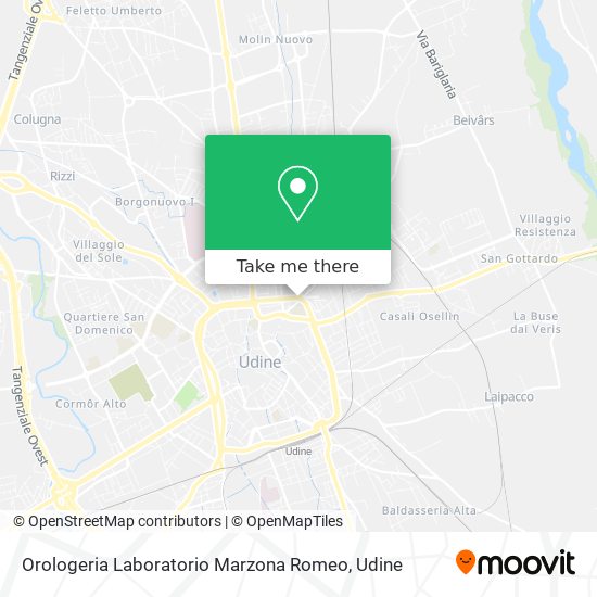 Orologeria Laboratorio Marzona Romeo map