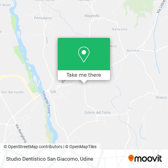 Studio Dentistico San Giacomo map