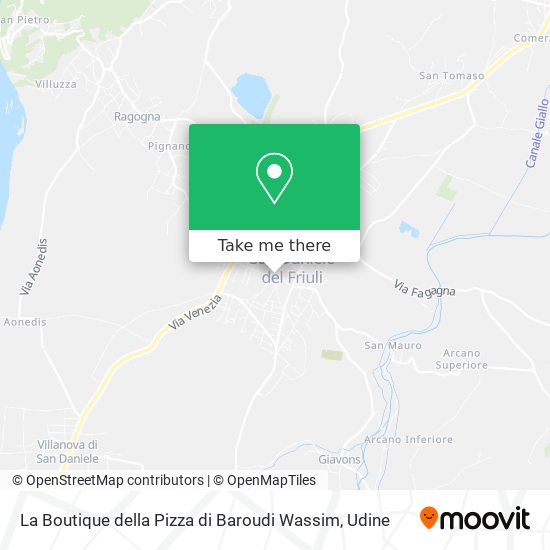 La Boutique della Pizza di Baroudi Wassim map