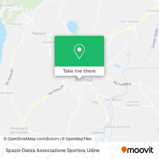 Spazio-Danza Associazione Sportiva map