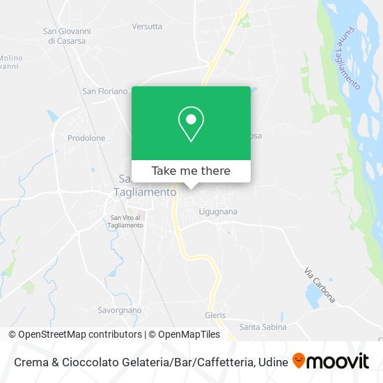 Crema & Cioccolato Gelateria / Bar / Caffetteria map