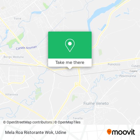 Mela Roa Ristorante Wok map