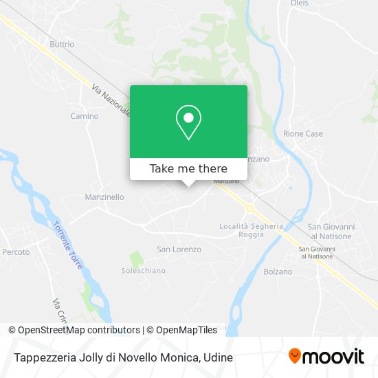 Tappezzeria Jolly di Novello Monica map