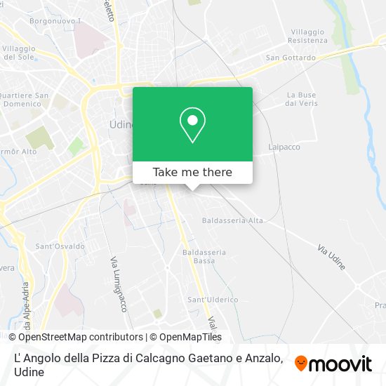 L' Angolo della Pizza di Calcagno Gaetano e Anzalo map