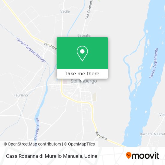 Casa Rosanna di Murello Manuela map