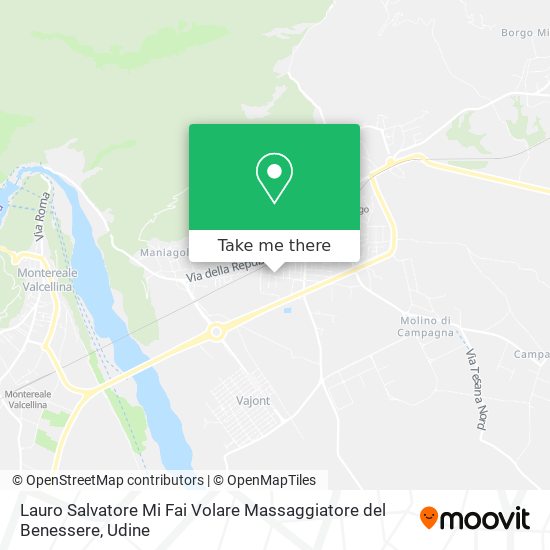 Lauro Salvatore Mi Fai Volare Massaggiatore del Benessere map