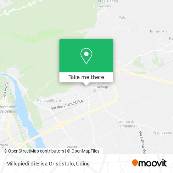 Millepiedi di Elisa Grisostolo map