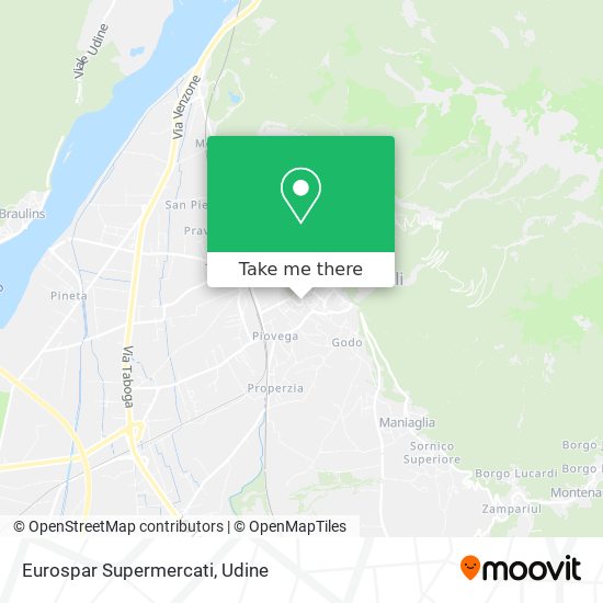 Eurospar Supermercati map