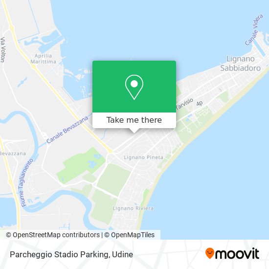 Parcheggio Stadio Parking map