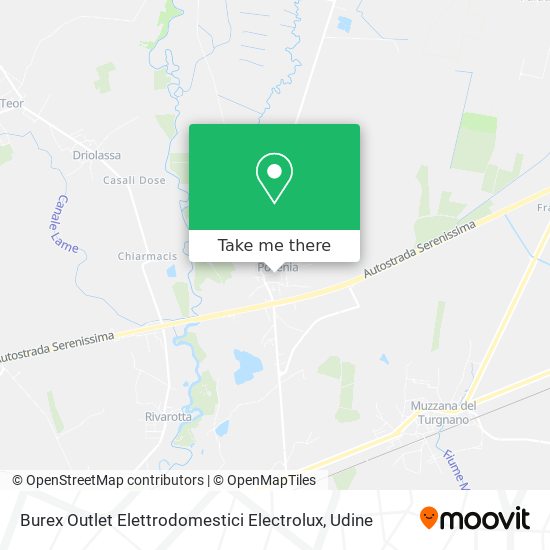 Burex Outlet Elettrodomestici Electrolux map