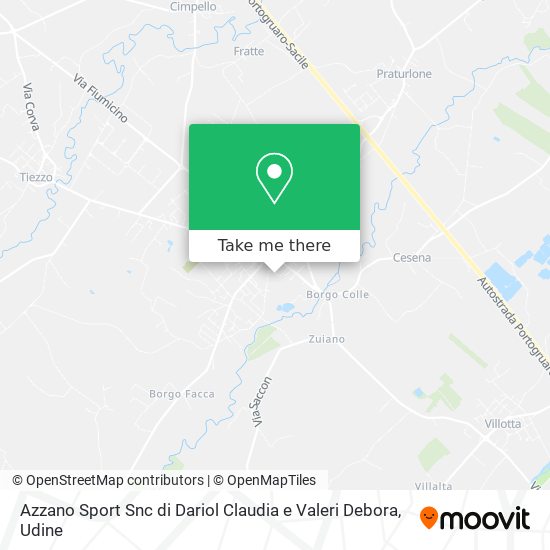 Azzano Sport Snc di Dariol Claudia e Valeri Debora map