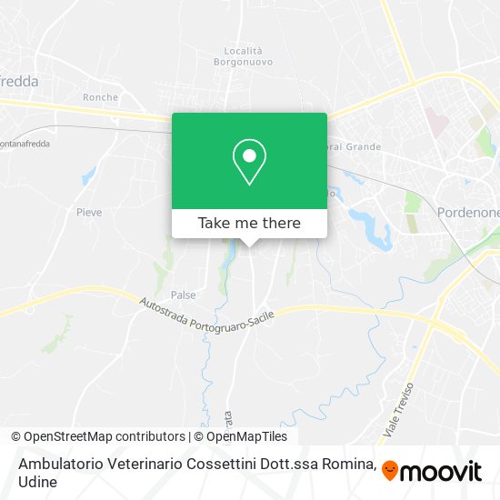 Ambulatorio Veterinario Cossettini Dott.ssa Romina map