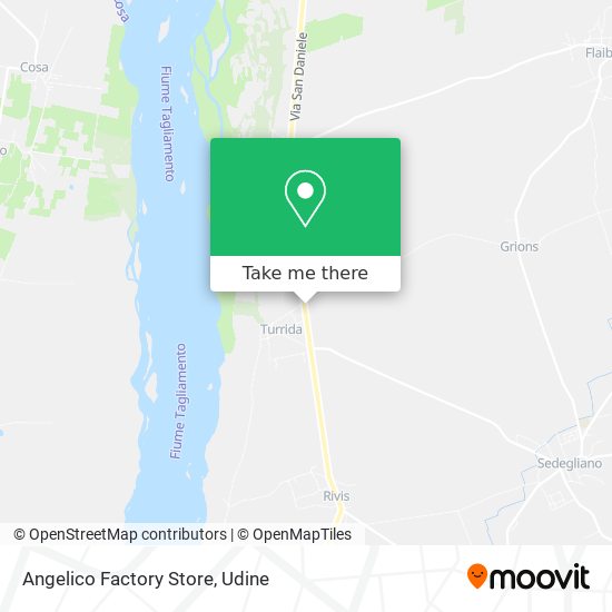 Angelico Factory Store map