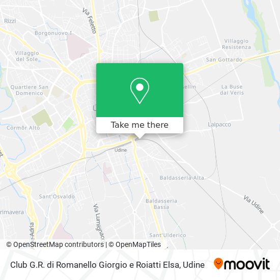 Club G.R. di Romanello Giorgio e Roiatti Elsa map