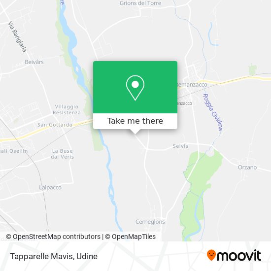 Tapparelle Mavis map