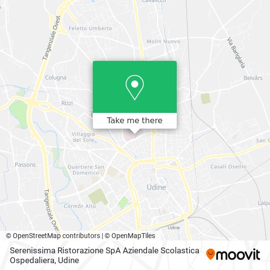Serenissima Ristorazione SpA Aziendale Scolastica Ospedaliera map